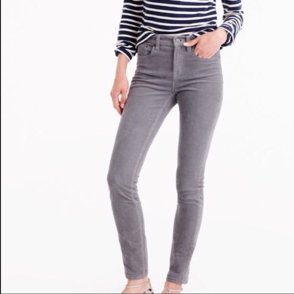 J. Crew Lookout High Rise Skinny Cords.