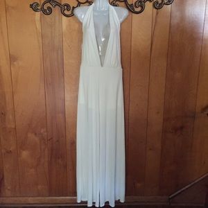 Naked Wardrobe Plunging V Neck Jumpsuit