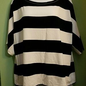 Ladies stripe shirt size L never worn