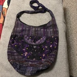 Nice purple flower purse!