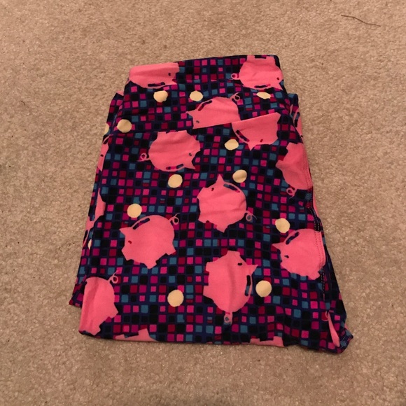 LuLaRoe OS Piggy Bank Leggings BNWT