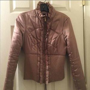 Bronze puffy coat