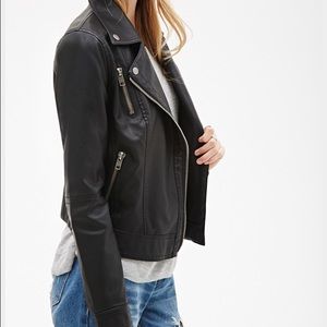 Forever21 Black Leather Jacket