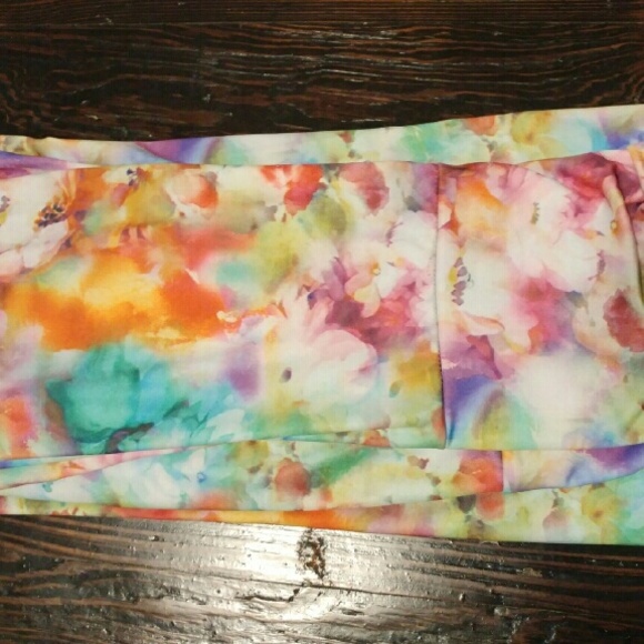 Lularoe maxi skirt xs floral print