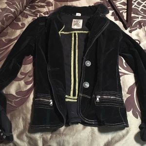 Vintage guess velvet blazer / band jacket