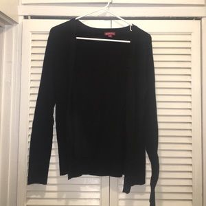 Black cardigan, long sleeve
