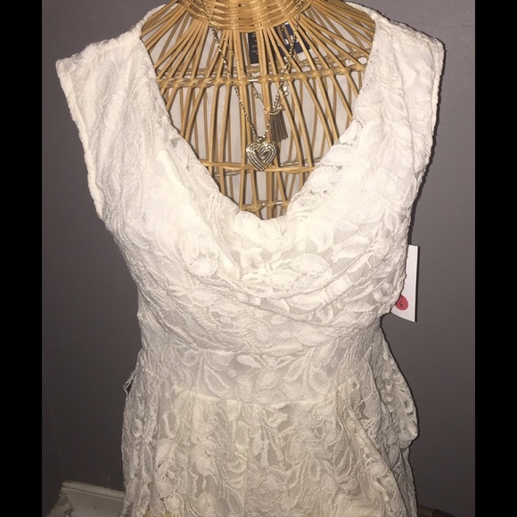 Ivory lace dress