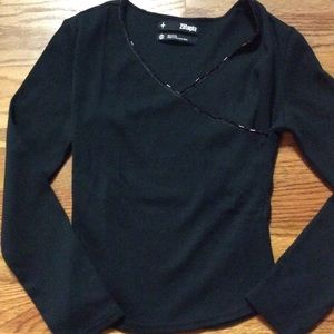 Sequin black top girls