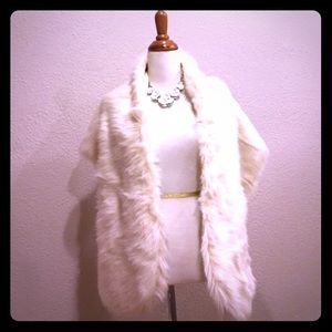 Faux fur wrap