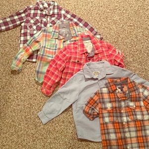 Boy's button-up shirts (5)