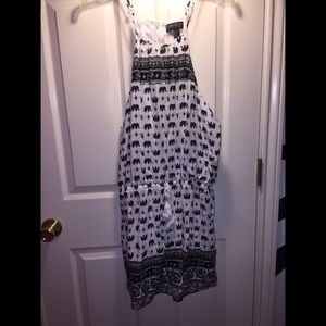Forever 21 plus elephant romper