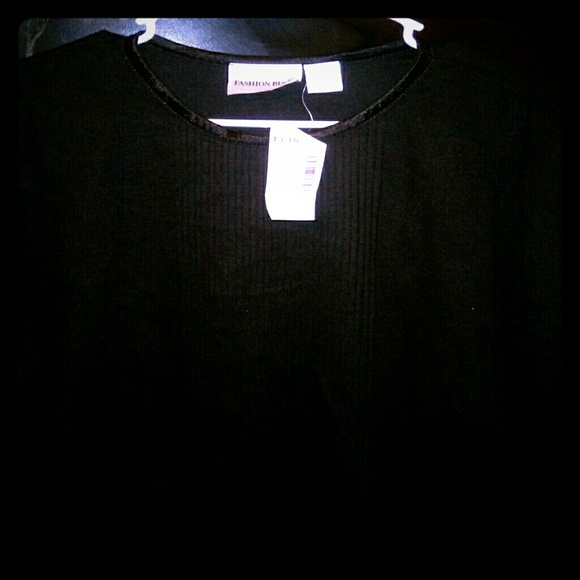 Black long sleeve tunic 14/16