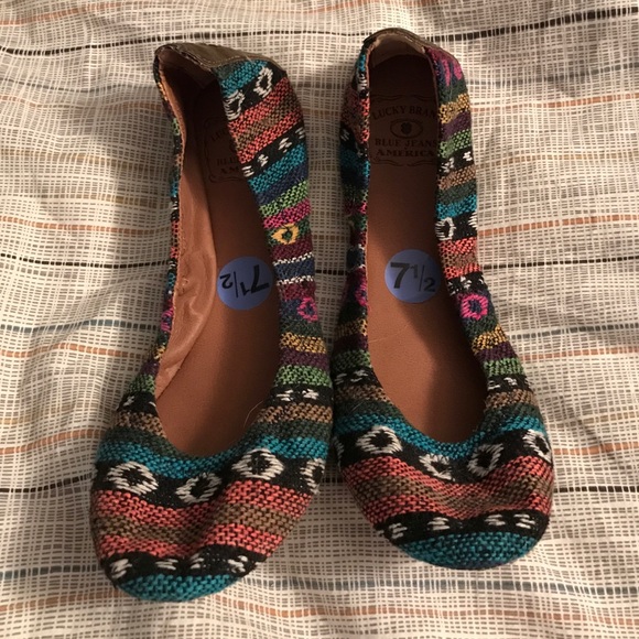 Used Lucky Brand Flats Size 7.5