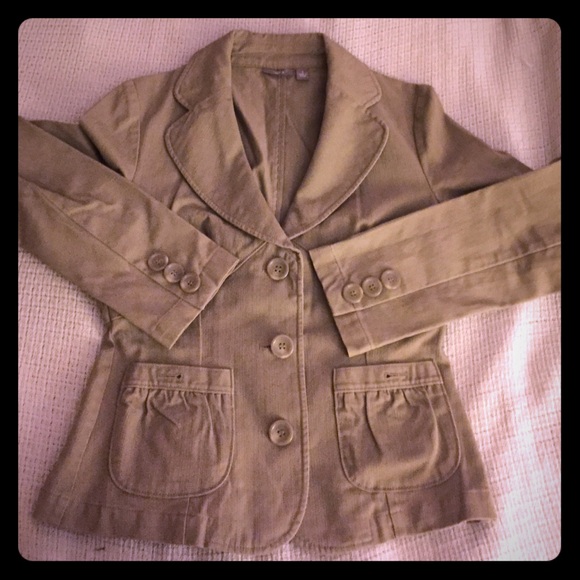 Olive blazer in like new condition.