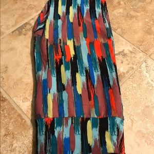 OS Lularoe Leggings - Multicolor Paint