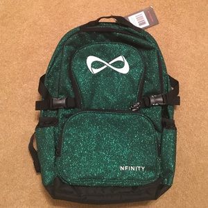 NWT Sparkle green nfinity cheer backpack