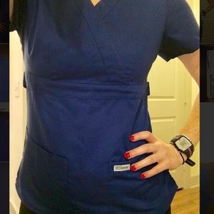 Navy Grey's Anatomy Scrub Set