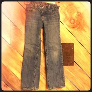 Girls Gap Denim boot cut pants size 7 regular