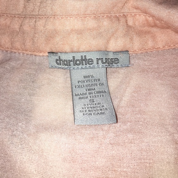 Ombré Button Front - Picture 2 of 2