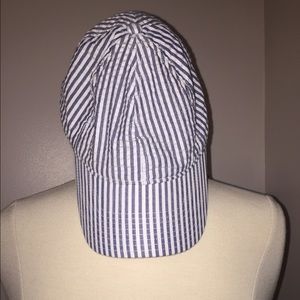 Jcrew seersucker baseball cap