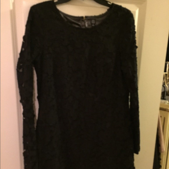 Black lace dress