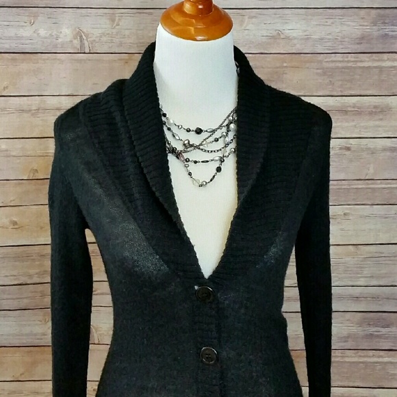 J. Crew Black long Cardigan