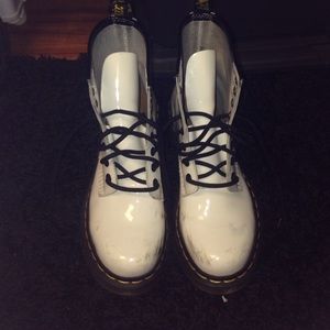 White Dr. Martens