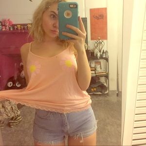 WILDFOX intimate flower pj tank top