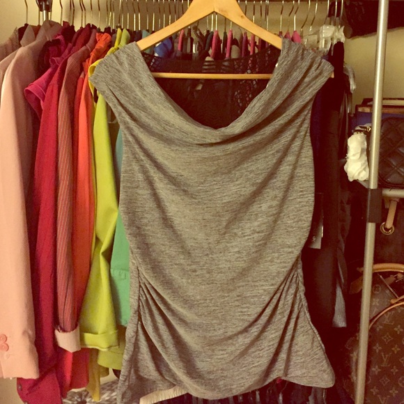 NWT AB Studio Sleeveless Sheer Back Blouse, Small