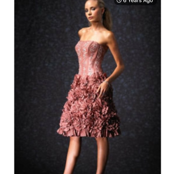 Pink corset dress