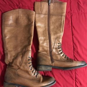 Vine Camuto Light Brown Riding Boots