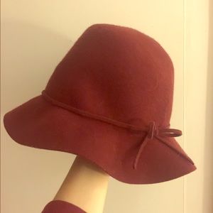 CUTE maroon sun hat🌸
