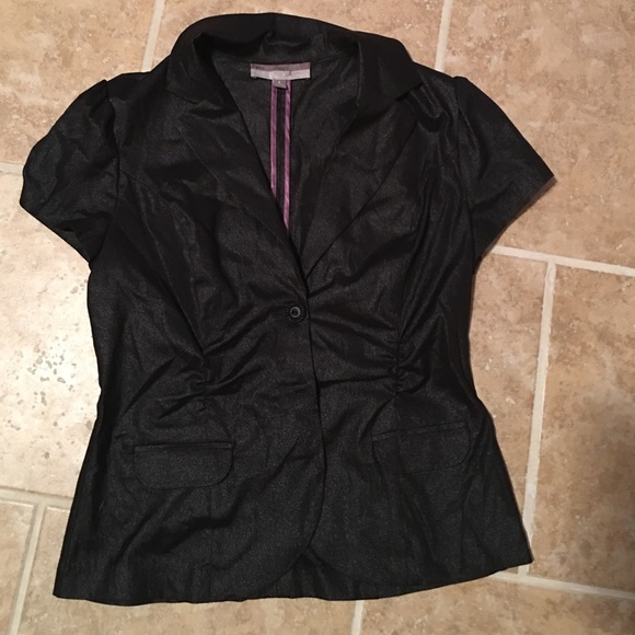 Black shimmer Vanity Blazer size large
