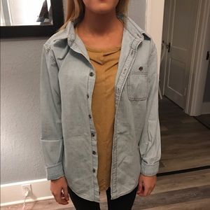 Light Blue denim button up