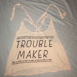 Trouble maker crop top