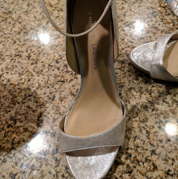 Chinese Laundry Silver Stilettos - Picture 2 of 3