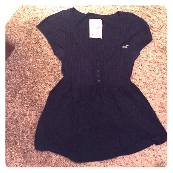 Hollister Navy Sweater T-shirt