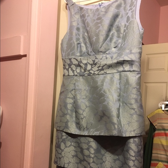 Kay Unger blue dress - size 12