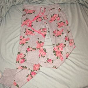 Floral sweatpants