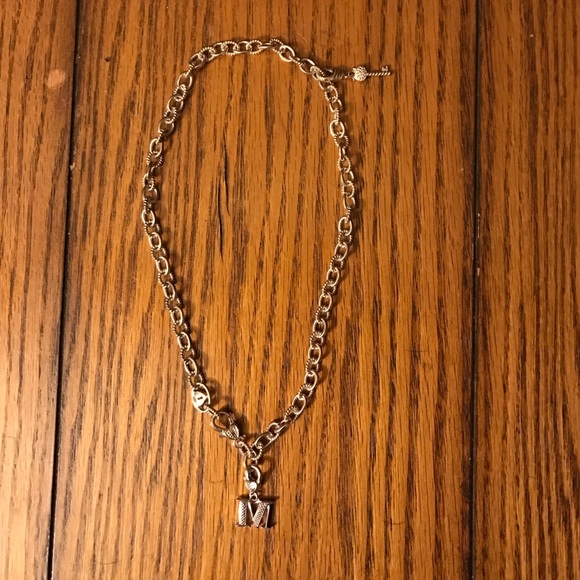 "M" Initial Necklace - image 3