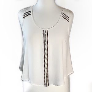 Lush sheer embroidered camisole