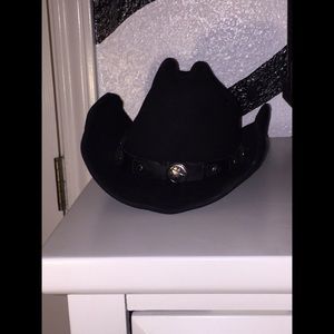 Boys bullhide black cowboy hat