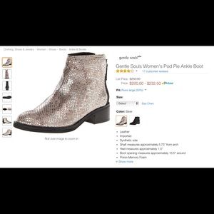 Gentle Souls women's pod pie ankle boot