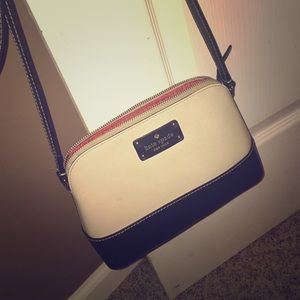 Black and white Kate Spade purse