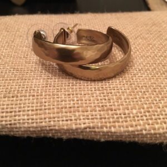 Silpada Brass Hoops