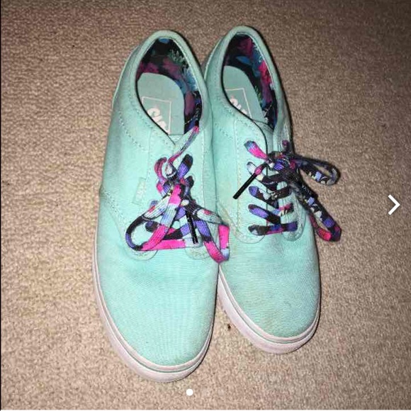 teal vans