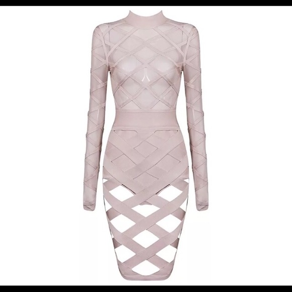 🎉Host Pick🎉 REAL BANDAGE cage dress - Picture 2 of 4