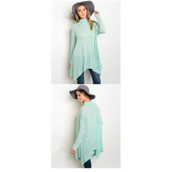 Sweaters - Mint Knit sweater L