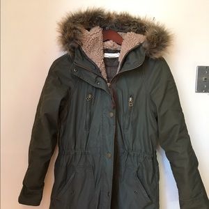 H&M parka with detachable lining