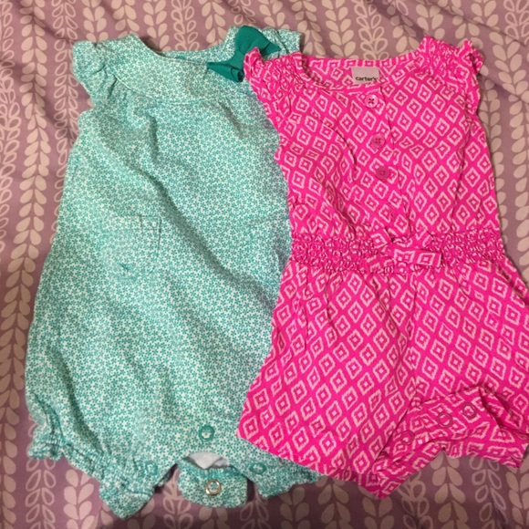 Carters newborn rompers - Picture 1 of 3